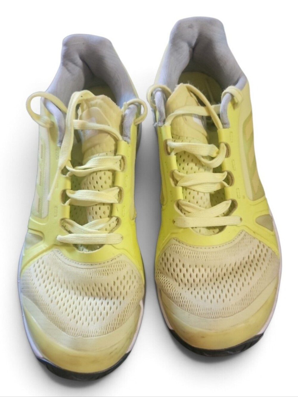 Addidas Stella McCartney Yellow Athletic Sneakers Size 8